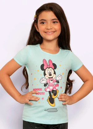 Torra - Camiseta Infantil Minnie Verde - TORRA