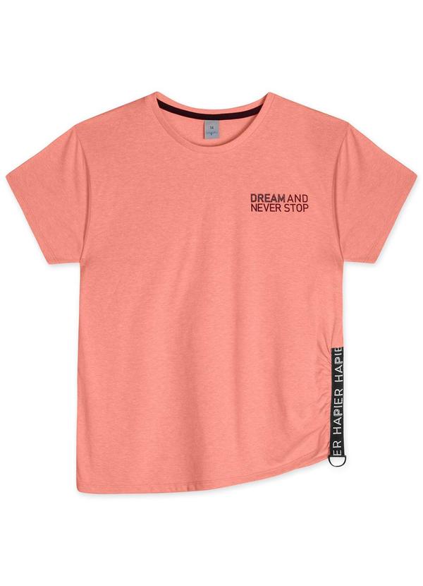 Hapier - Camiseta Juvenil Feminina Laranja