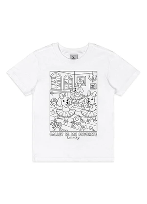 Quimby - Camiseta Kit Canetinhas Pintar Branco - QUIMBY