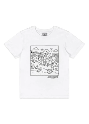Quimby - Camiseta Kit Canetinhas Pintar Branco - QUIMBY