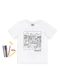 Quimby - Camiseta Kit Canetinhas Pintar Branco - variação:  