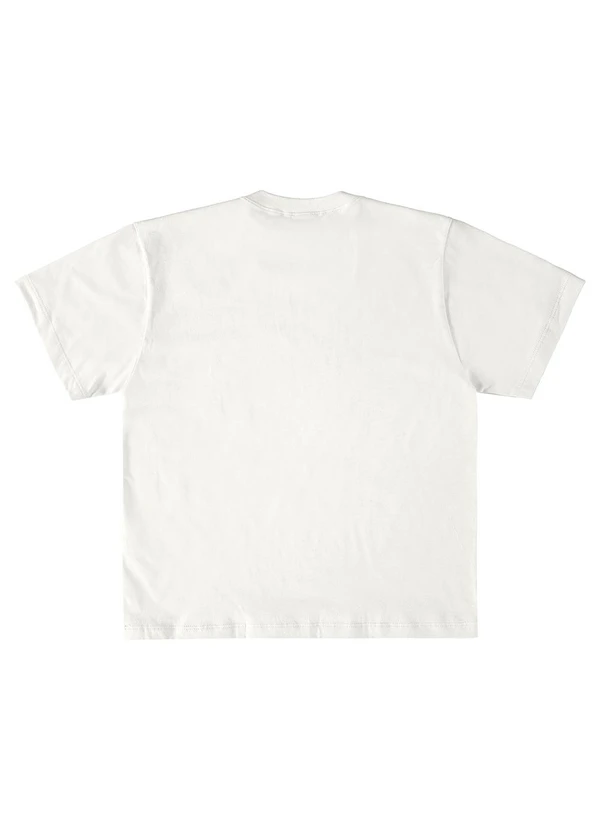 Gloss - Camiseta Manga Curta Básica Infantil Branco 2