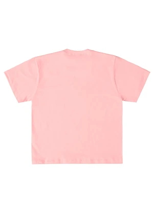 Gloss - Camiseta Manga Curta Básica Infantil Rosa - GLOSS