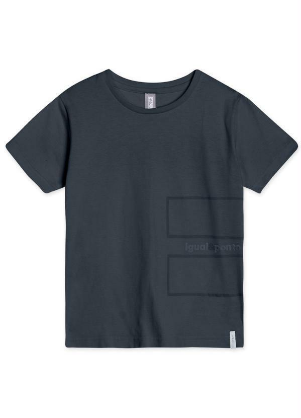 Lilica Ripilica - Camiseta Manga Curta Infantil Match Azul