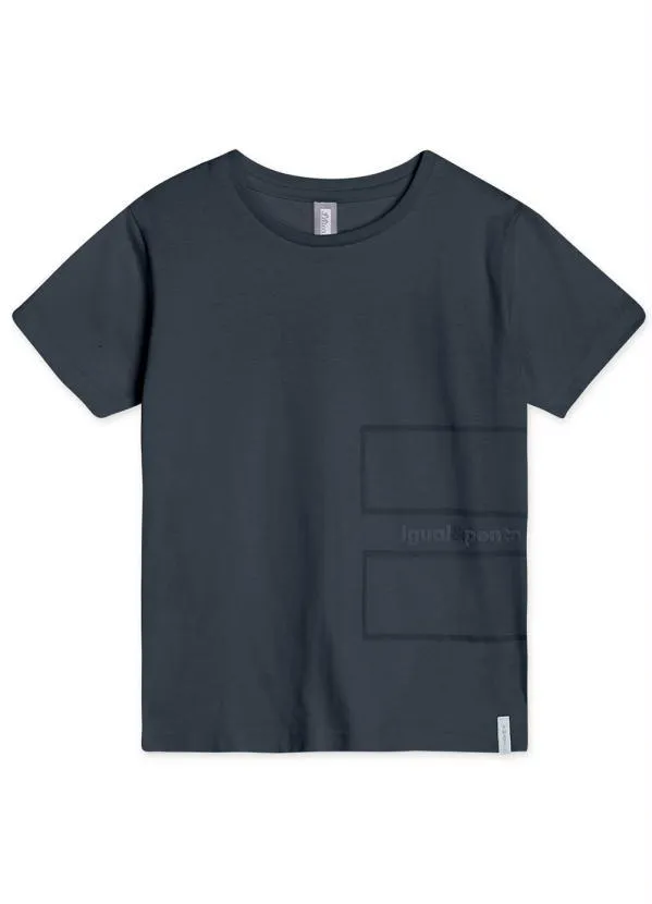 Lilica Ripilica - Camiseta Manga Curta Infantil Match Azul