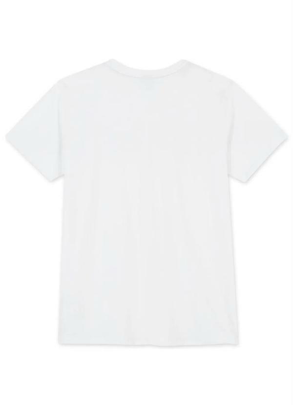 Hapier - Camiseta Manga Curta Juvenil Menina Branco 2