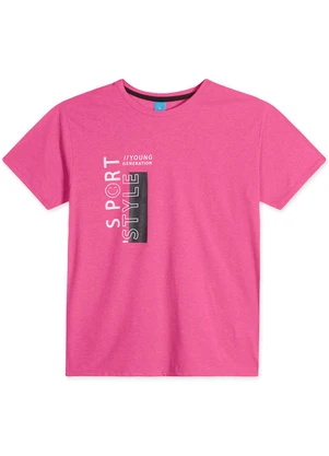 Hapier - Camiseta Manga Curta Juvenil Menina Rosa - HAPIER