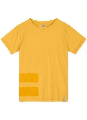 Lilica Ripilica - Camiseta Manga Curta Match Amarelo - LILICA RIPILICA