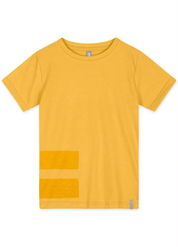 Lilica Ripilica - Camiseta Manga Curta Match Amarelo 1