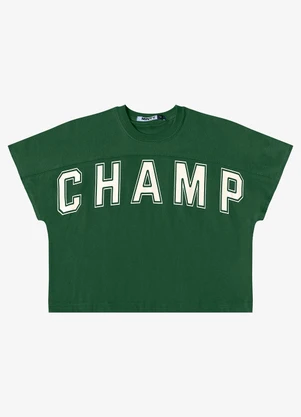 Minty - Camiseta Meia Malha Feminina Verde - MINTY