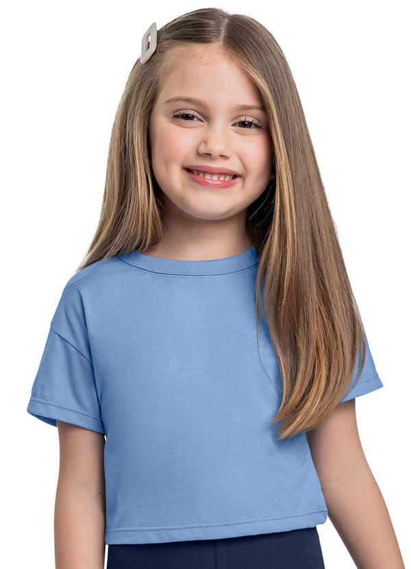 Bee Loop - Camiseta Menina Azul