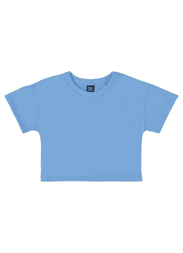 Bee Loop - Camiseta Menina Azul 3