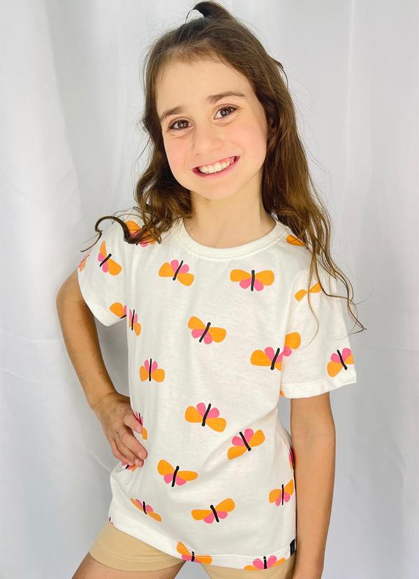 Docetine - Camiseta Oversized Libélula Branco