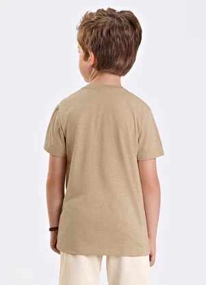 Trick Nick - Camiseta Verão Menino Manga Curta Bege - TRICK NICK