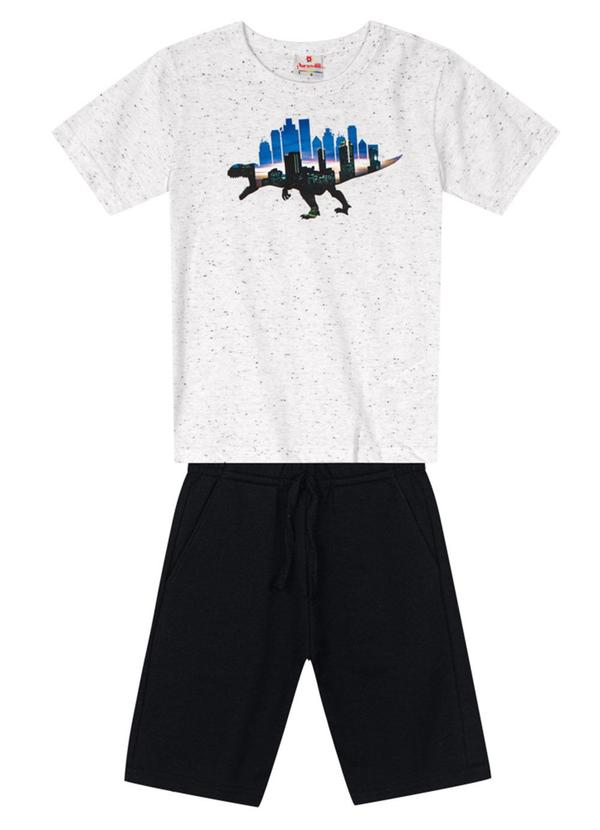 Brandili - Conjunto Dinossauro Menino Branco 2