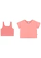 Malwee Kids - Conjunto Rosê Blusa & Top Tule Malwee Kids - variação: Rosê