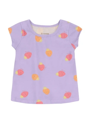 Brandili - Kit Bebê Menina com 3 Blusas Sortidas - BRANDILI