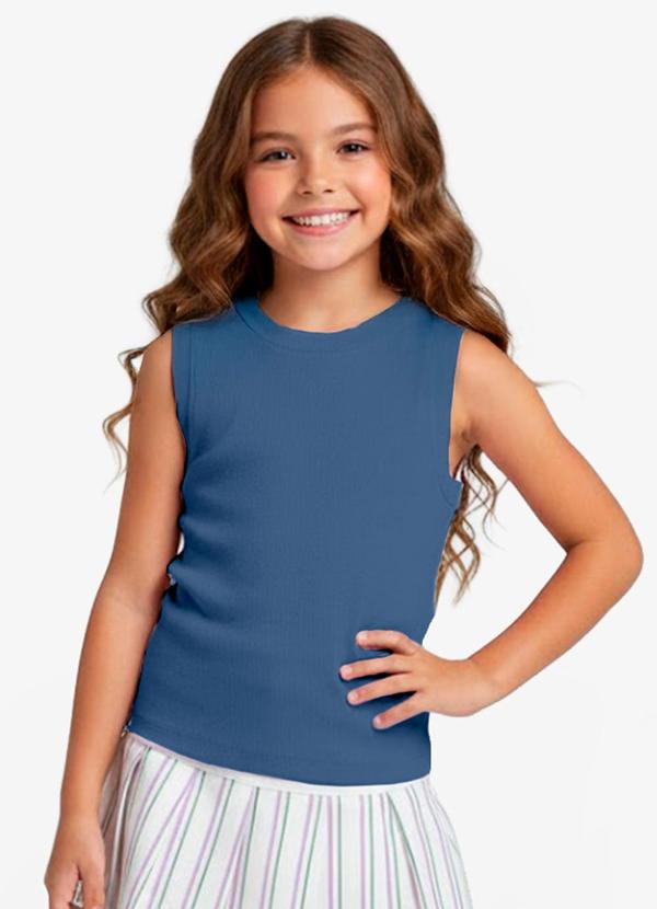 Rovitex - Regata Básica Infantil Lisa Soletex Azul