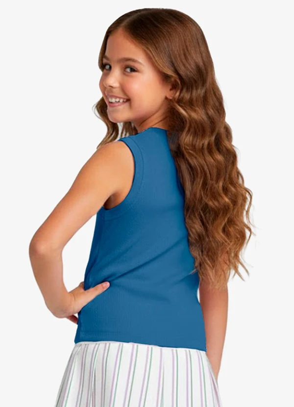 Rovitex - Regata Básica Infantil Lisa Soletex Azul 2