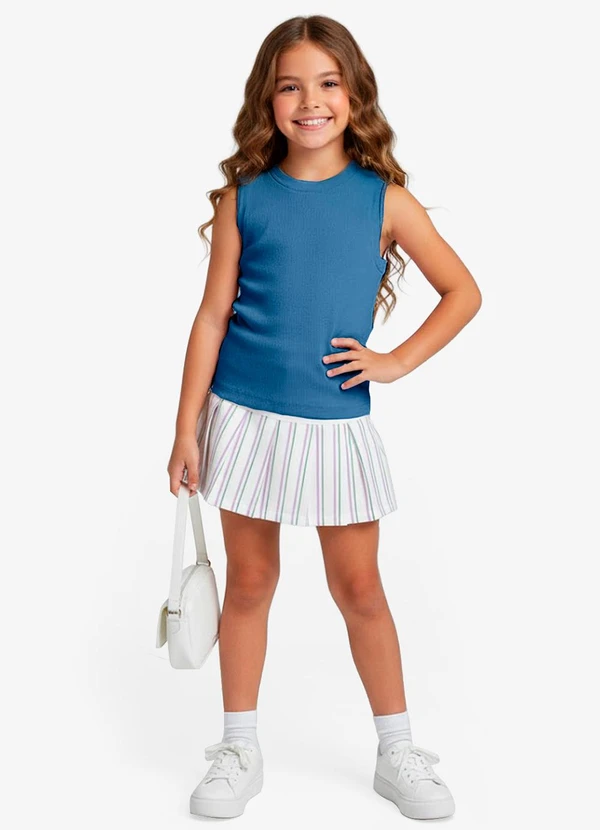 Rovitex - Regata Básica Infantil Lisa Soletex Azul 3