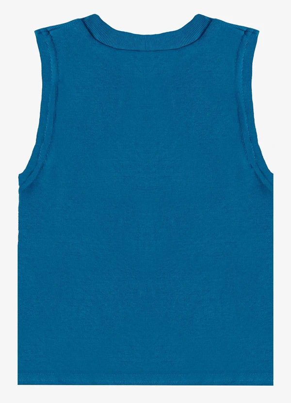 Rovitex - Regata Básica Infantil Lisa Soletex Azul 6