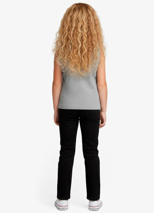 Rovitex - Regata Básica Infantil Lisa Soletex Cinza 4