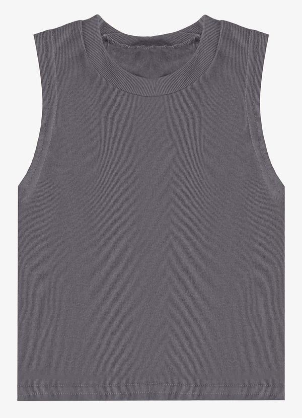 Rovitex - Regata Básica Infantil Lisa Soletex Cinza 5