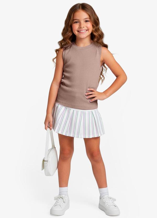 Rovitex - Regata Básica Infantil Lisa Soletex Marrom 3