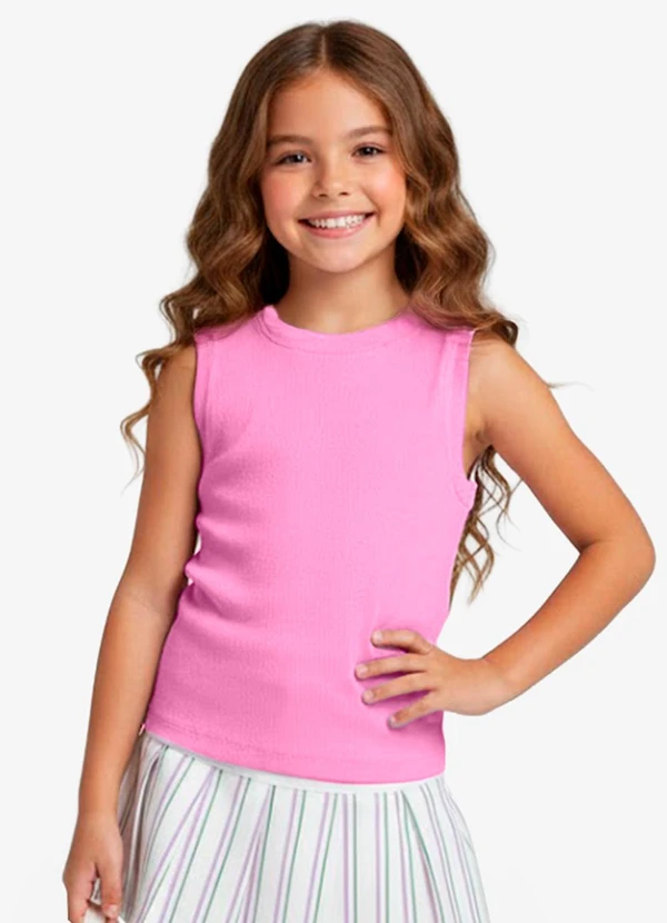 Rovitex - Regata Básica Infantil Lisa Soletex Rosa