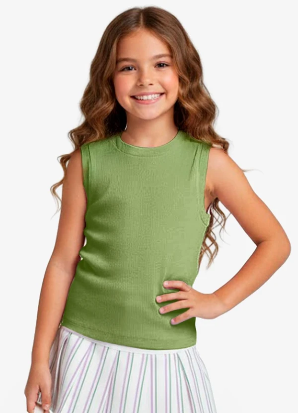 Rovitex - Regata Básica Infantil Lisa Soletex Verde