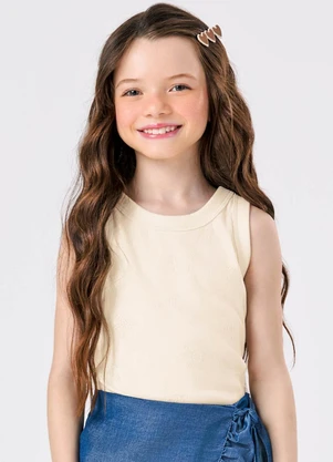 Rovitex - Regata Infantil Feminina com Strass Bege - ROVITEX
