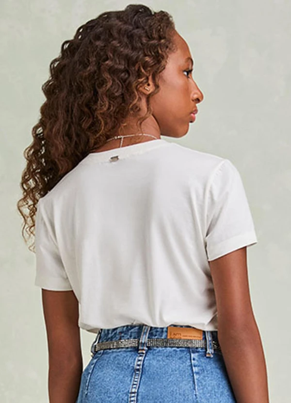 I Am - T-Shirt com Estampa de Cereja Off White 2