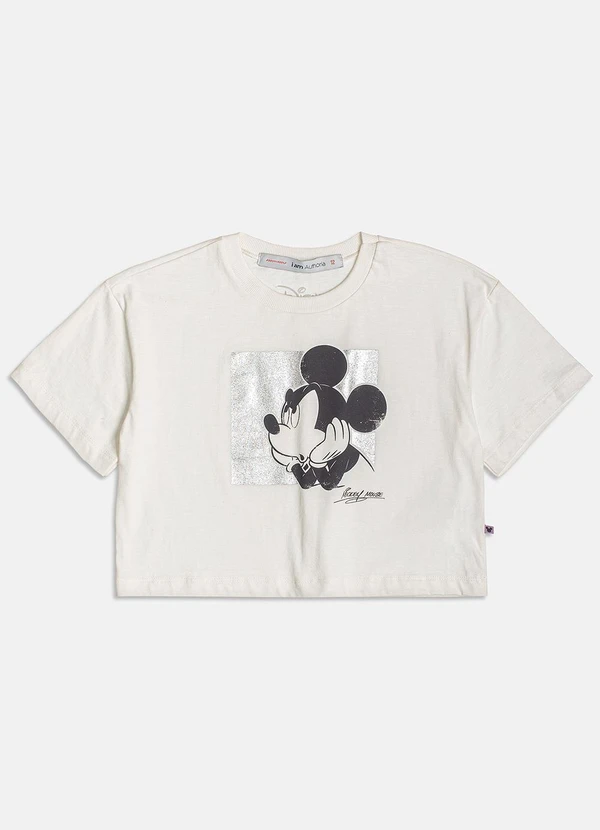 I Am - T-Shirt com Foil do Mickey Pérola 3