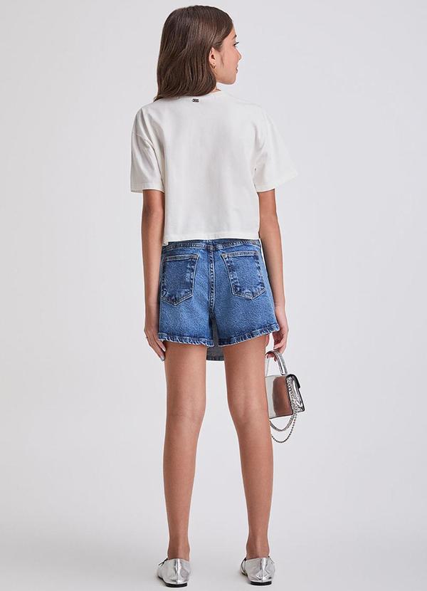 I Am - T-Shirt com Listas de Strass do Mickey Pérola 4