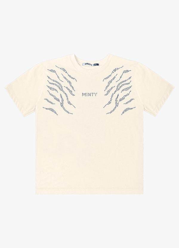 Minty - T- Shirt Feminina Bege