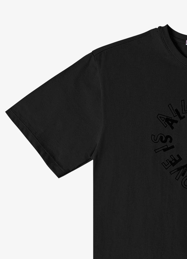 Minty - T- Shirt Feminina Estampada Preto 2