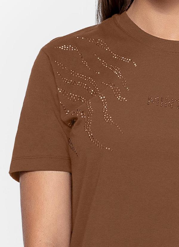 Minty - T- Shirt Feminina Marrom 2