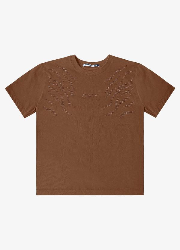 Minty - T- Shirt Feminina Marrom 3
