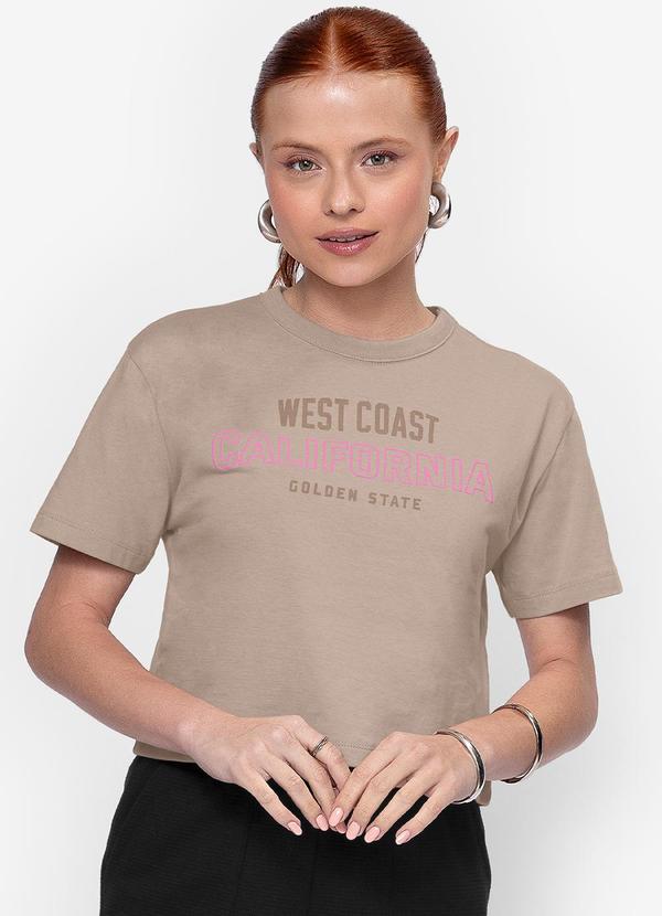 Minty - T- Shirt Feminina Marrom 1