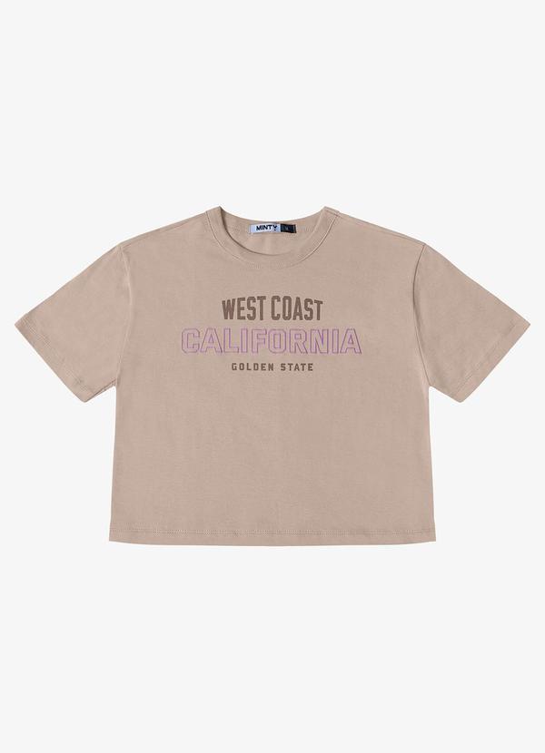 Minty - T- Shirt Feminina Marrom 3