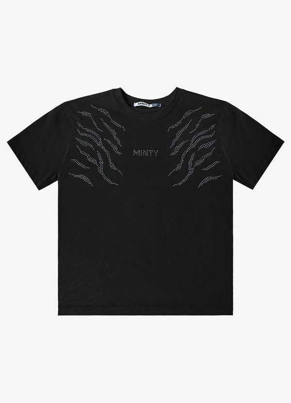 Minty - T- Shirt Feminina Preto
