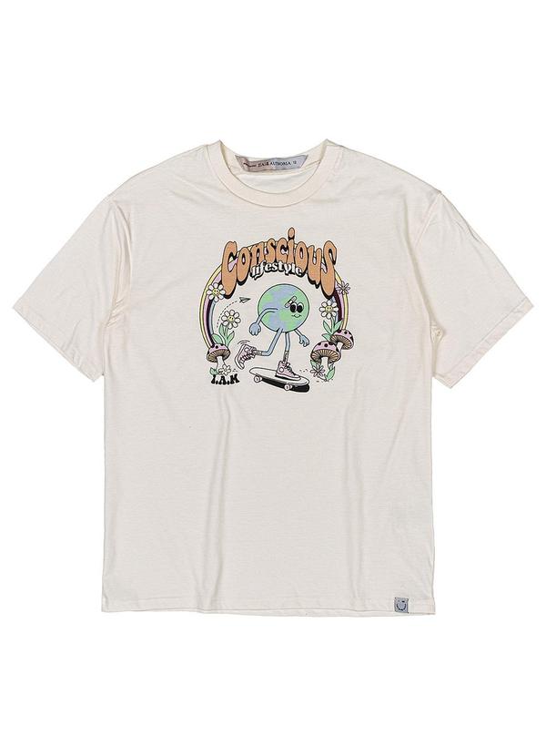 I Am - T-Shirt Feminino Mundo Branco