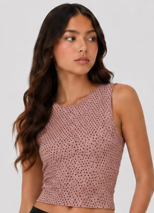 Minty - Top Feminino Juvenil Semi Acabado Rosa - MINTY