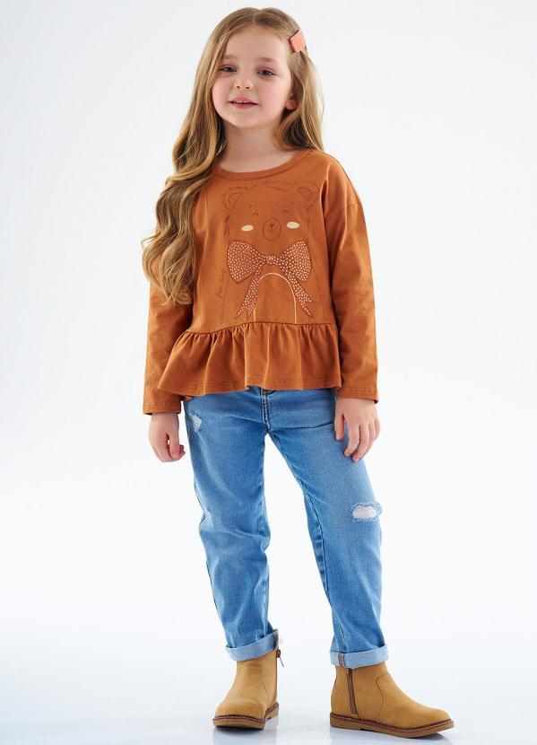 Up Baby - Bata Infantil Menina Marrom 3