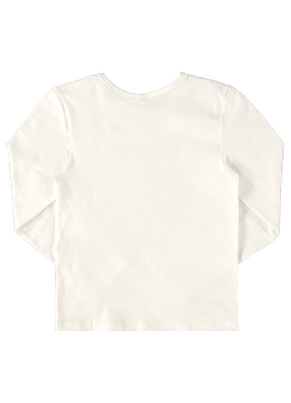 Gloss - Blusa Básica em Cotton Juvenil Off White 2