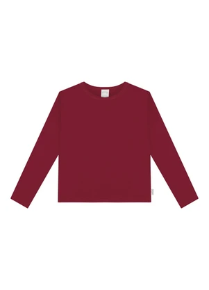 Alakazoo - Blusa Básica em Meia Malha Vermelho - ALAKAZOO