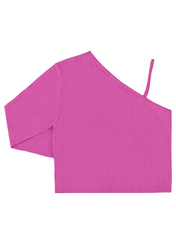 Gloss - Blusa Básica em Ribana Juvenil Rosa 4