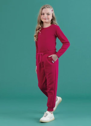 Soft Bonni - Blusa Básica Infantil Cereja - SOFT BONNI