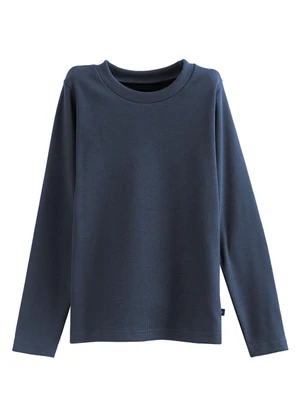 Soft Bonni - Blusa Básica Infantil Cinza Chumbo - SOFT BONNI