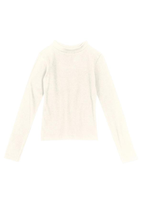 Brandili - Blusa Básica Infantil Menina Natural
